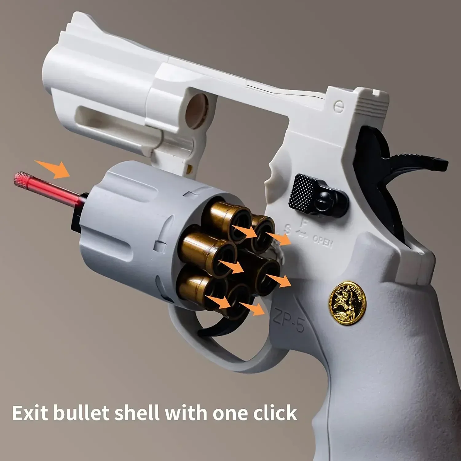 Kids Outdoor Easter Toys - Pistola de Dardos Automática Magnum ZP5