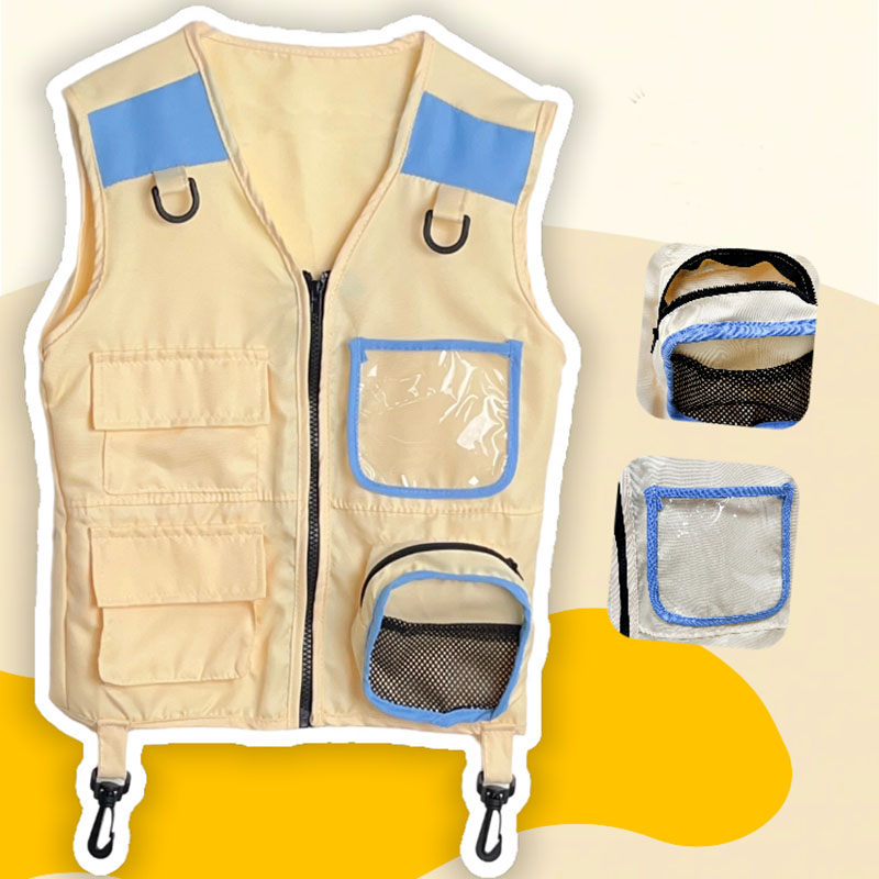 Kids Outdoor Lounge Set - Chaleco de explorador para niños, juego
