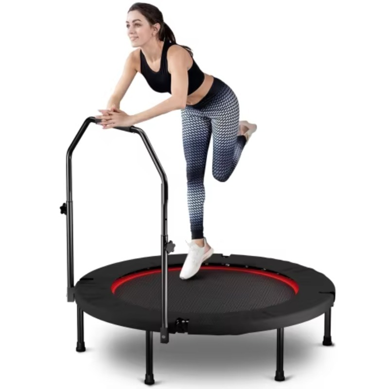 Mini Trampoline Spring - Trampolín plegable con mango, Mini trampolín