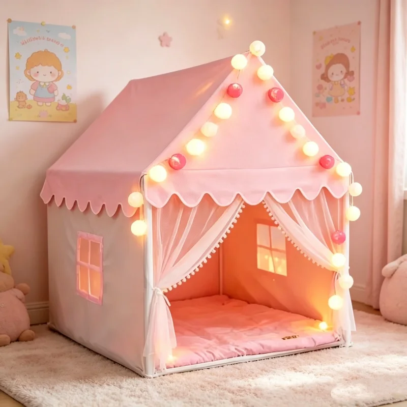 Kids Outdoor Play Tent - Gran carpa plegable portátil con forma