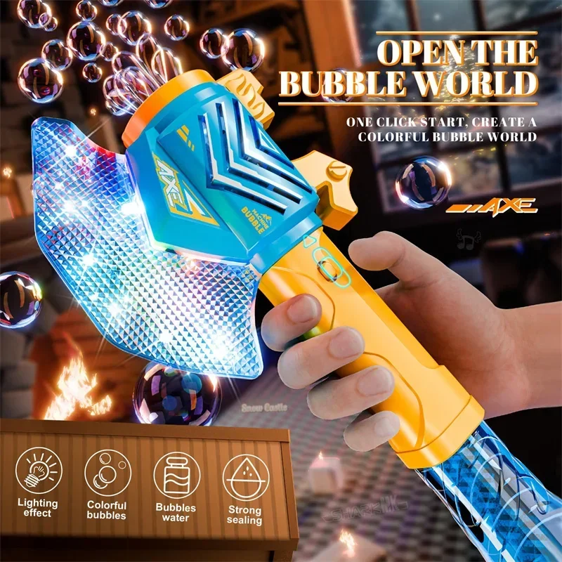 Bubble Sword Wand - Varita de burbujas eléctrica portátil con