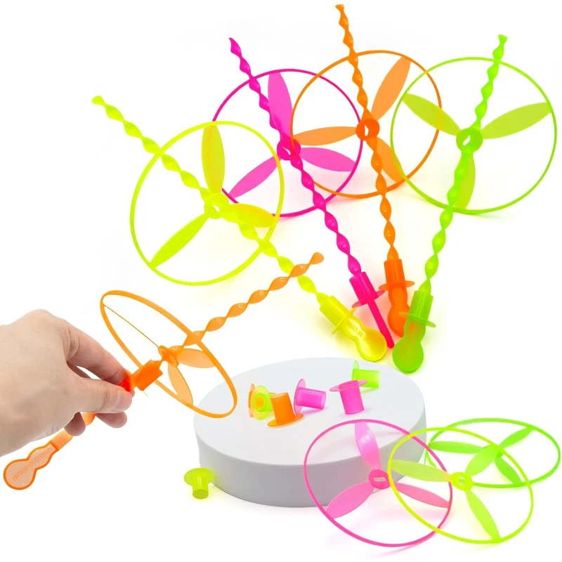 Kids Outdoor Easter Toys - 40 Discos Voladores de Juguete, Helicópteros