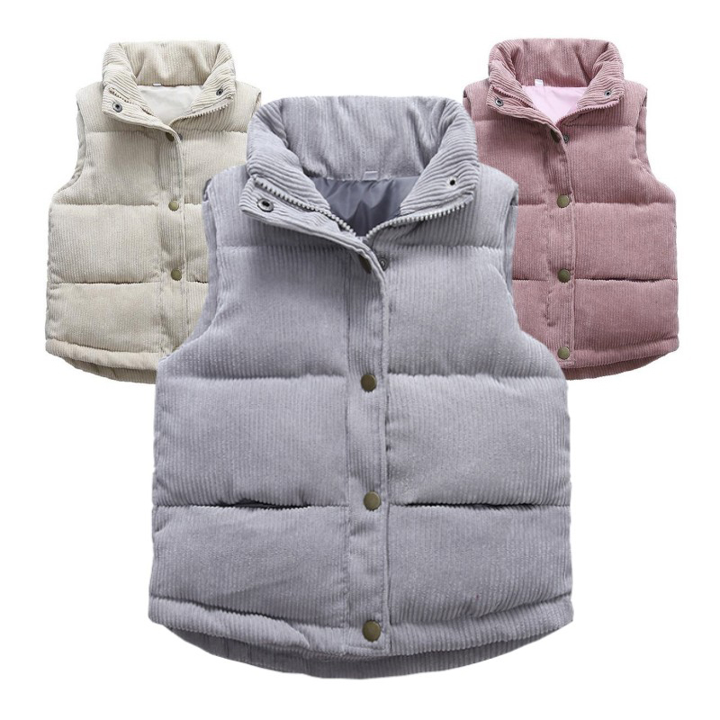 Kids Outdoor Clothing - Chaleco de pana para niños y