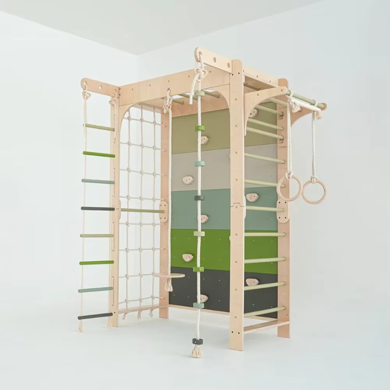 Kids Outdoor Climbing Equipment - Muro de Escalada Infantil para Interiores/Exteriores,