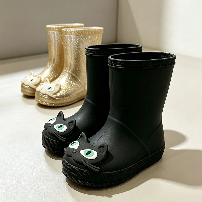 Kids Outdoor Fort - Botas de Lluvia para Niños Pequeños,