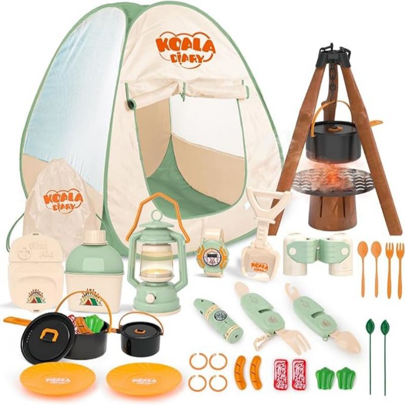 Kids Outdoor Play Tent - Juego de acampada para niños, juguetes