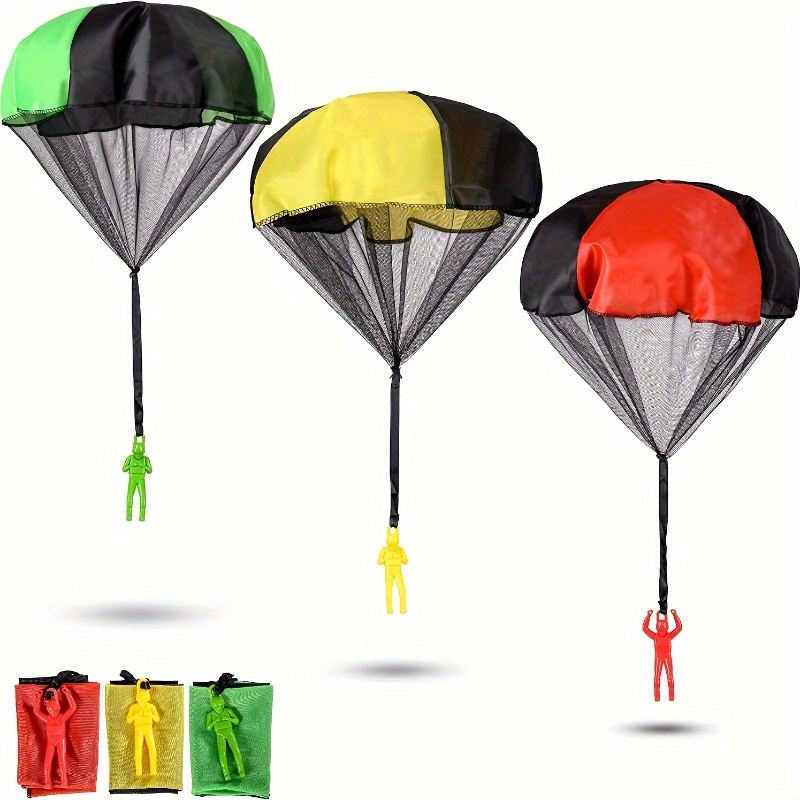 Kids Outdoor Easter Toys - 1 Uds. Paracaídas de lanzamiento manual