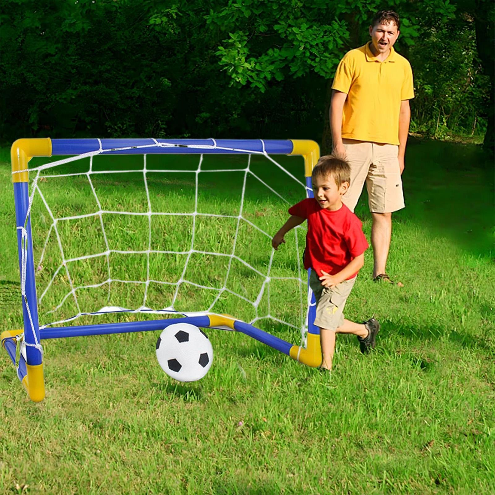 Kids Outdoor Net - Red de fútbol para niños, portátil,