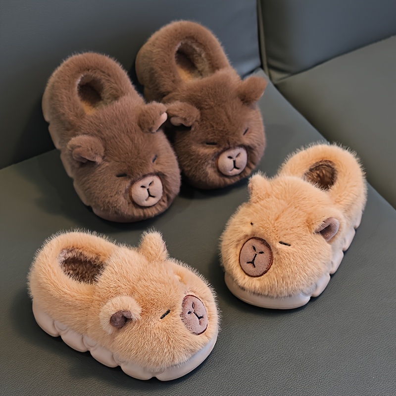 Kids Indoor Outdoor Slippers - Zapatillas de algodón cálidas de invierno