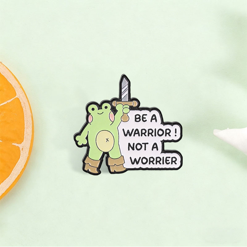 Pin Esmaltado 'Be A Warrior No - Bubble Sword Wand reseña y precio