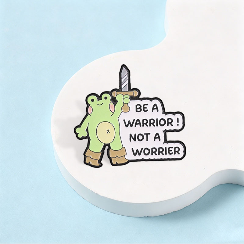 Pin Esmaltado 'Be A Warrior No - Bubble Sword Wand reseña y precio