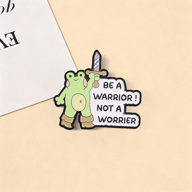 Pin Esmaltado 'Be A Warrior No - Bubble Sword Wand reseña y precio