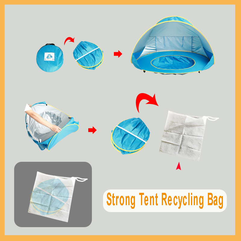 Tienda de playa para bebé, som - Kids Outdoor Play Tent reseña y precio
