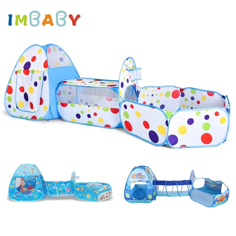 IMBABY-tienda plegable 3 en 1  - Kids Outdoor Play Tent reseña y precio