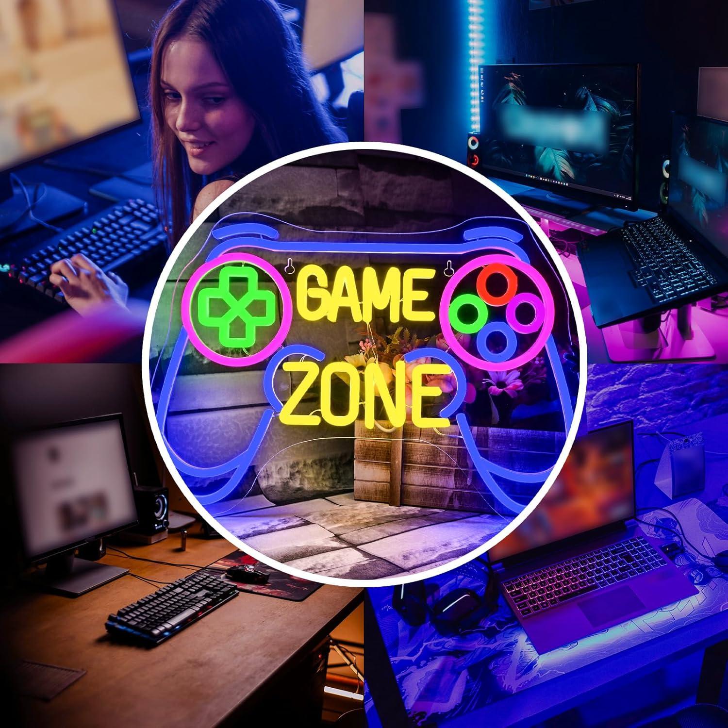 Letrero de Neón Game Zone, Luc - Kids Outdoor Zone reseña y precio