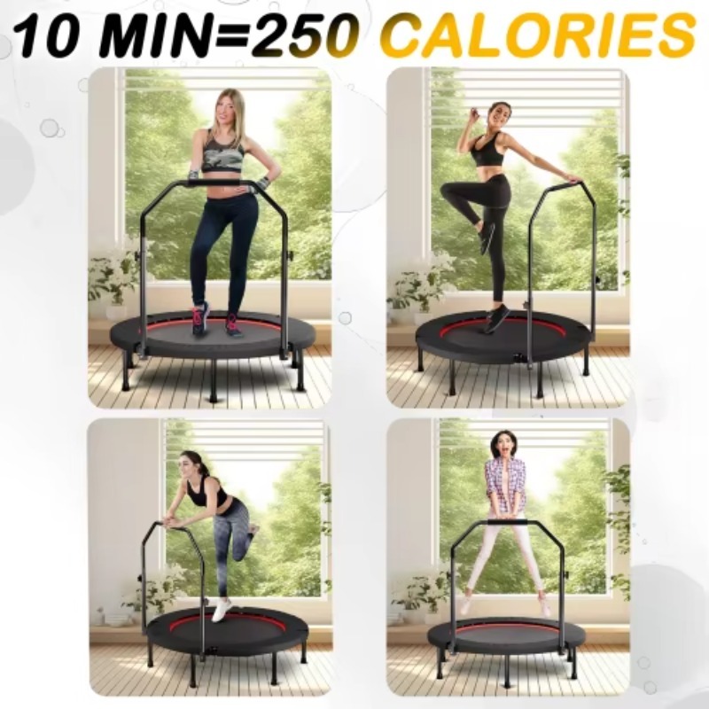 Trampolín plegable con mango,  - Mini Trampoline Spring reseña y precio