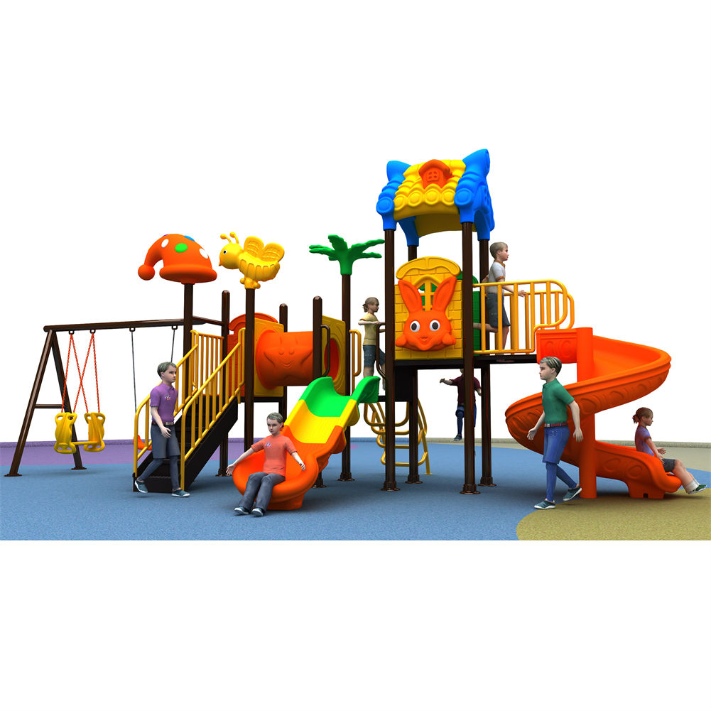 Fabricante de China, juegos ba - Kids Outdoor Jungle Gym With Slide reseña y precio