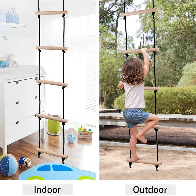 Escalera de cuerda de escalada - Kids Outdoor Climbing Equipment reseña y precio