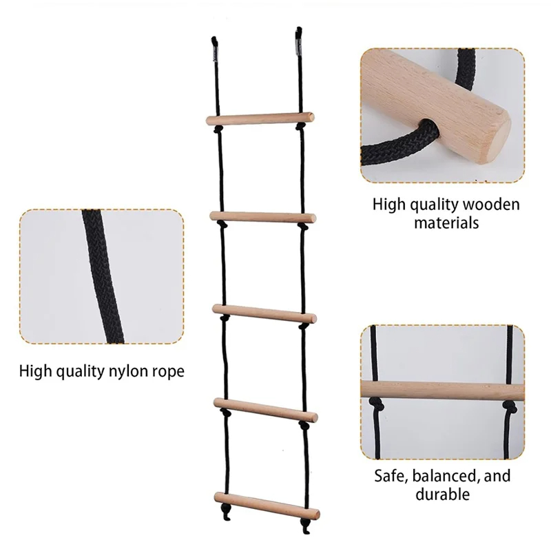 Escalera de cuerda de escalada - Kids Outdoor Climbing Equipment reseña y precio