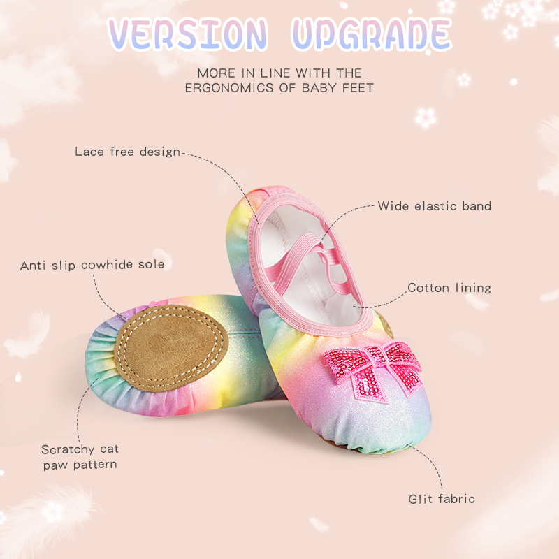 Zapatos de Ballet para niñas,  - Kids Indoor Outdoor Slippers reseña y precio