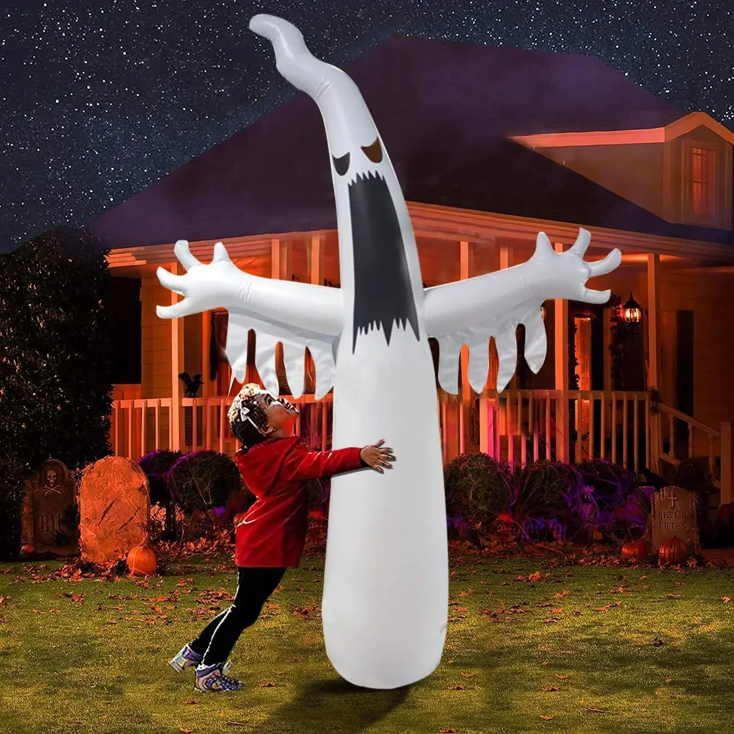 Fantasma aterrador inflable de - Kids Outdoor Easter Toys reseña y precio