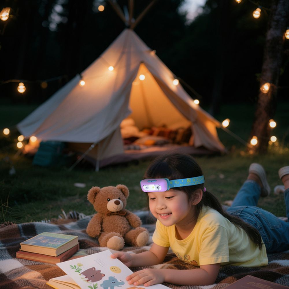 Potente linterna frontal LED p - Kids Outdoor Zone reseña y precio