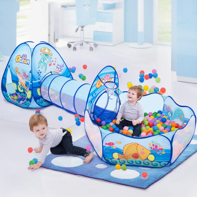 PISCINA DE BOLAS 3 en 1 para n - Kids Outdoor Play Tent reseña y precio