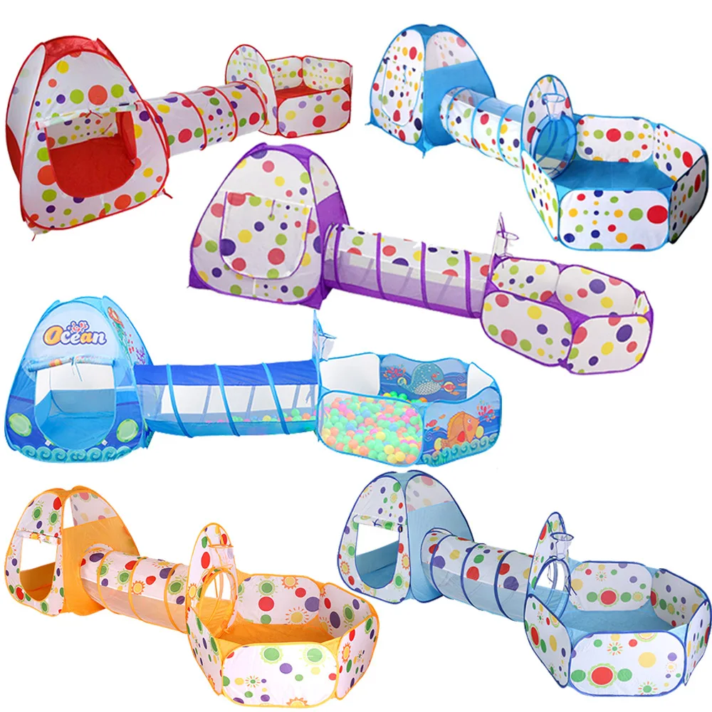 PISCINA DE BOLAS 3 en 1 para n - Kids Outdoor Play Tent reseña y precio