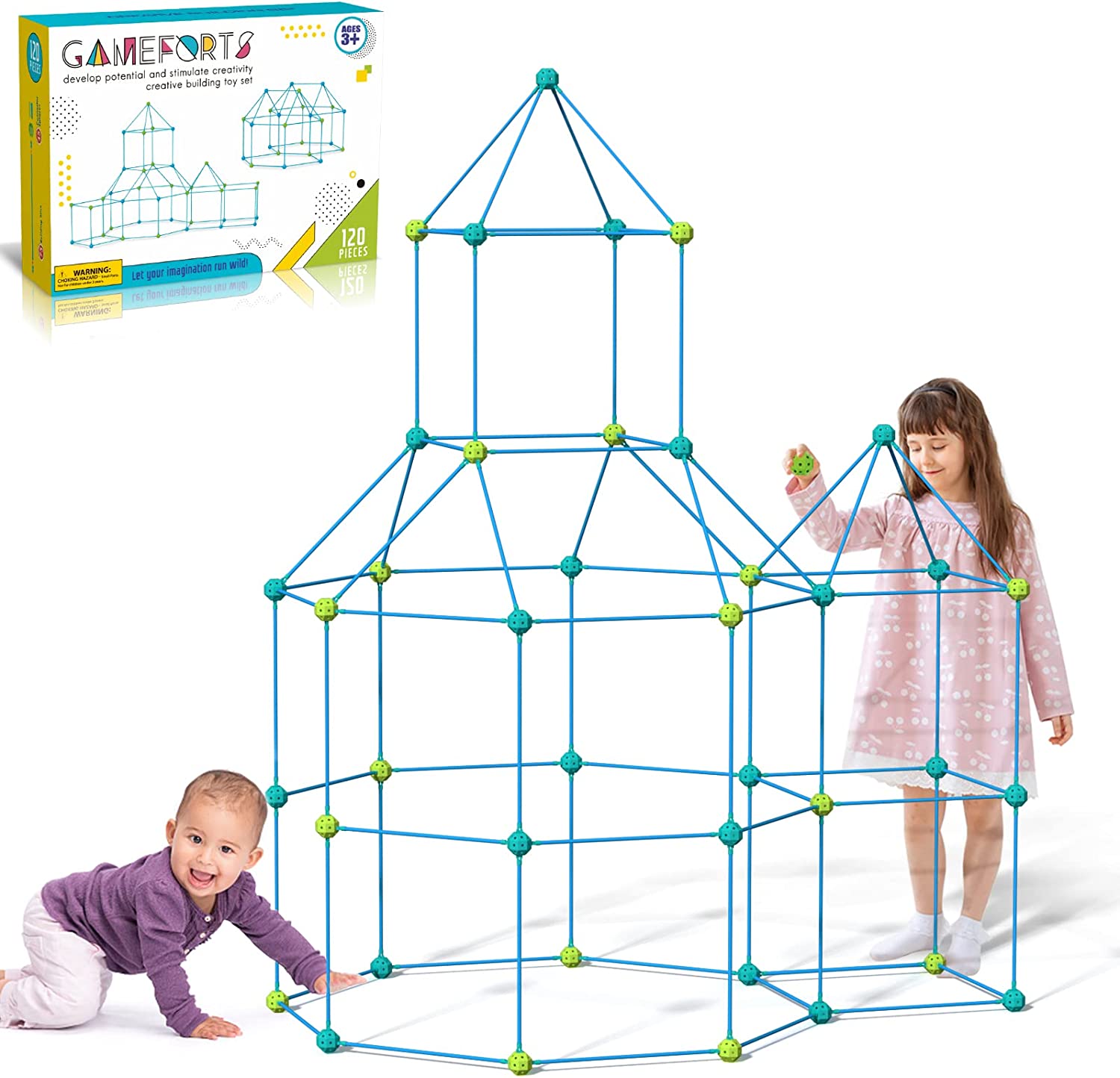 Castillo de Construcción DIY p - Outdoor Kids In An Indoor World reseña y precio