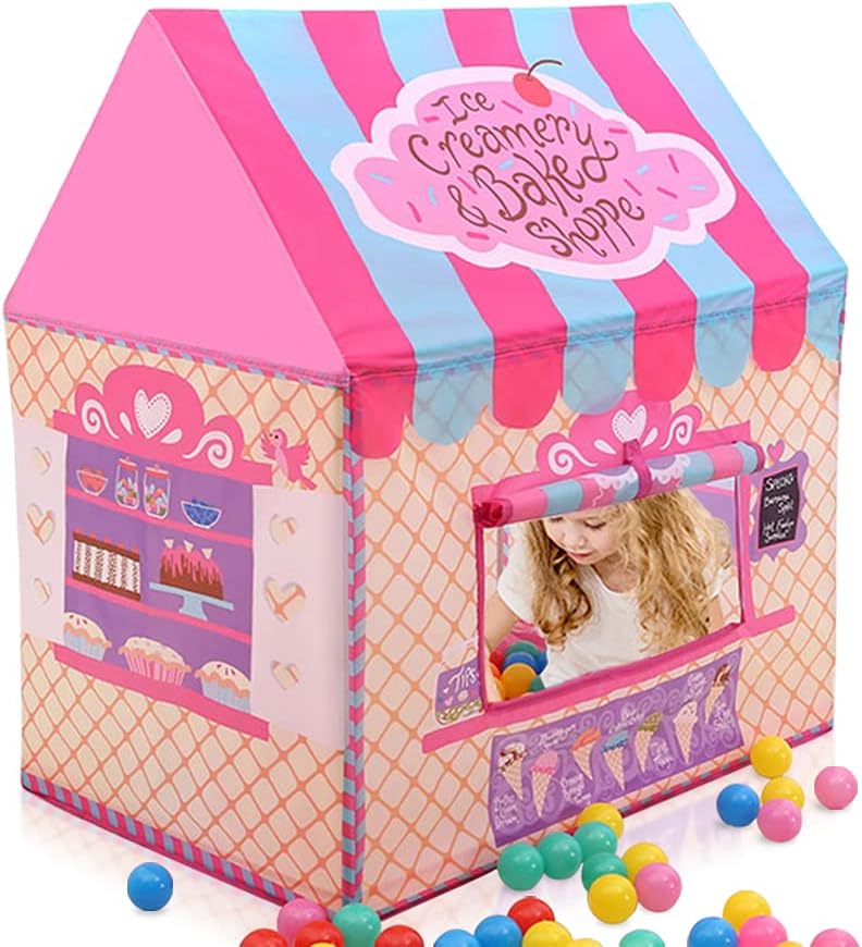 Juguetes para niños y niñas, c - Kids Outdoor Play Tent reseña y precio