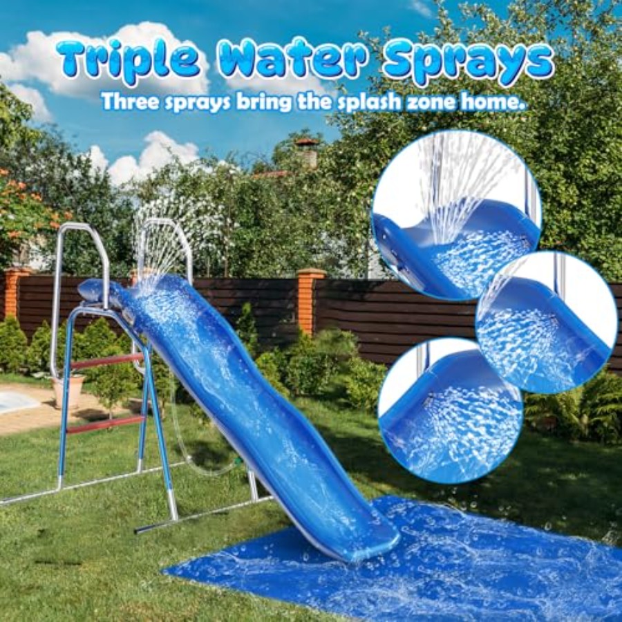 Tobogán acuático para niños, m - Kids Outdoor Zone reseña y precio
