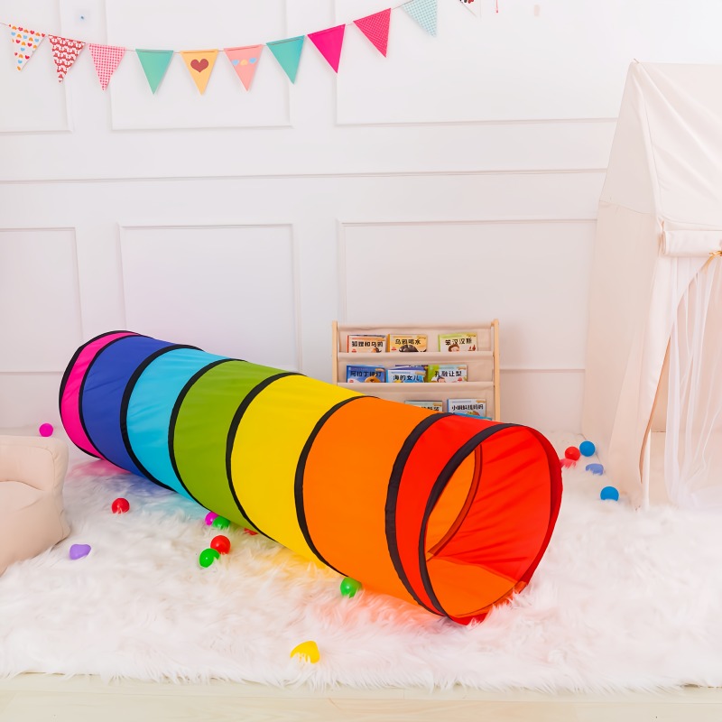 Túnel de gatillo colorido, mal - Kids Outdoor Play Tent reseña y precio