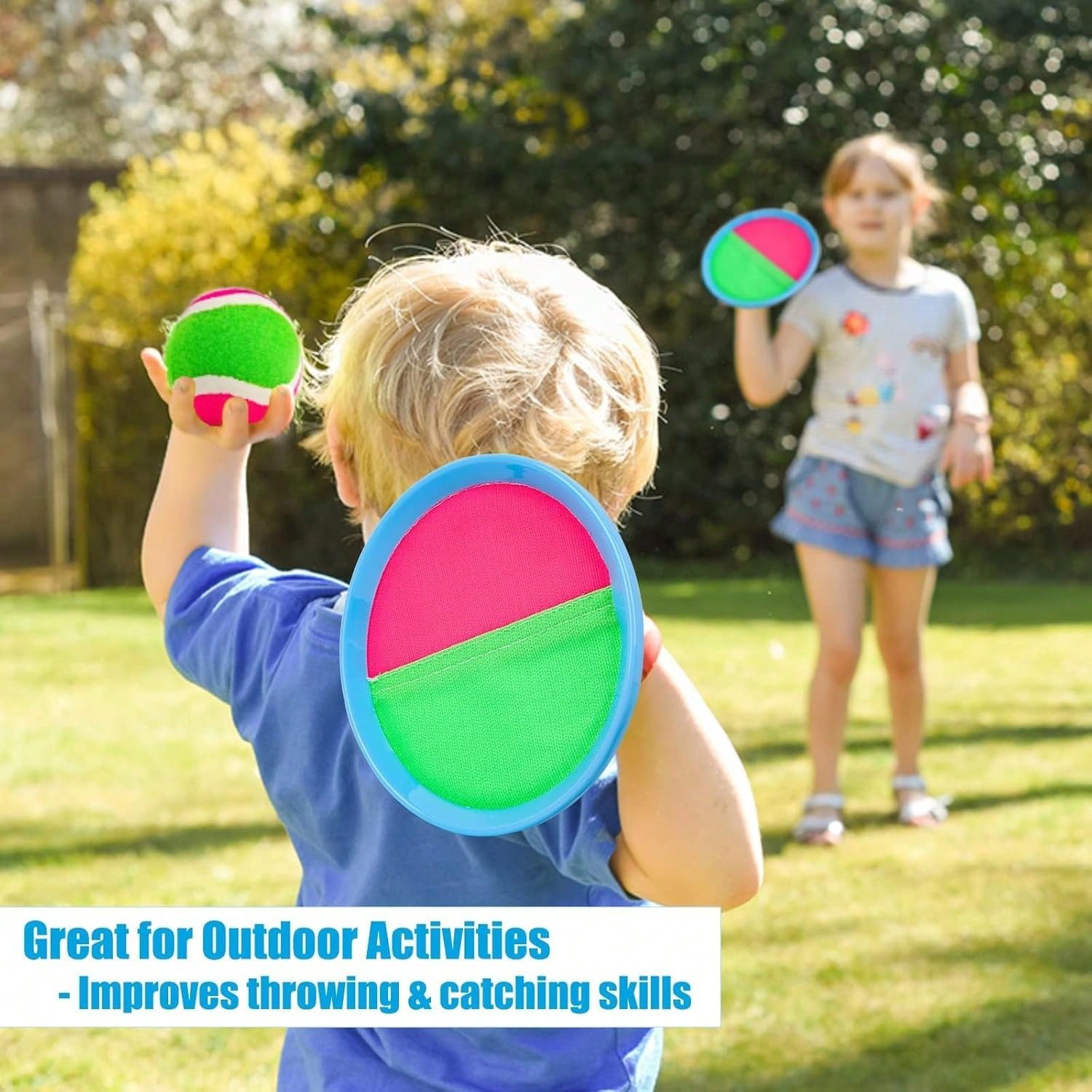 Juego de Lanzar y Atrapar Pelo - Kids Outdoor Easter Toys reseña y precio