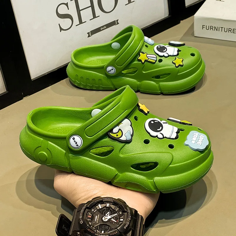 Sandalias para niños antidesli - Kids Indoor Outdoor Slippers reseña y precio