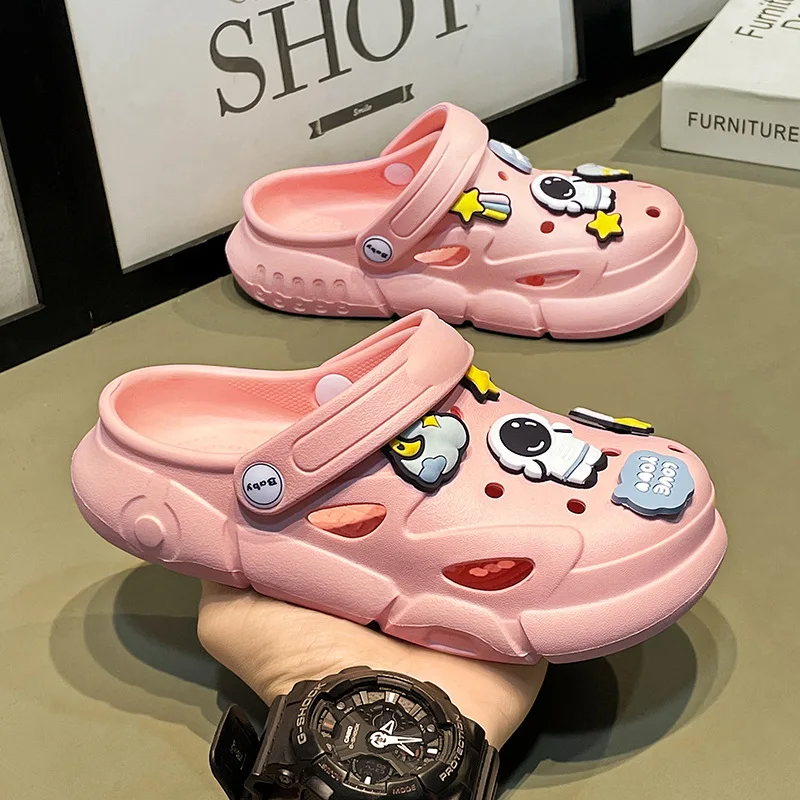Sandalias para niños antidesli - Kids Indoor Outdoor Slippers reseña y precio